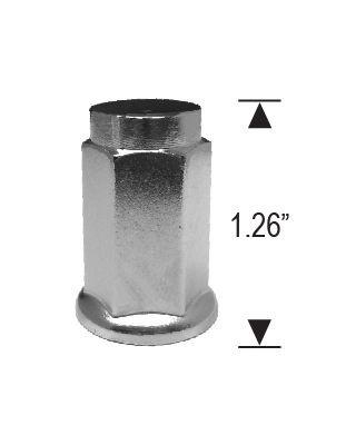 ATV UTV SxS 10x1.25 Flat Seat Lug Nuts 17mm Hex Pack of 16