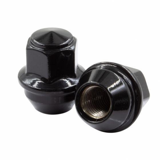 Lug Nuts 1/2-20 Black Replacement fits Ford Mustang 2005-2014 to use 2015 and Newer Wheels