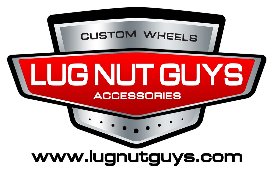 Lug Nut Guys Sticker - 3x2 Indoors-Outdoors