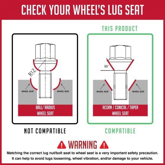 Wheel Adapters - Converts 5x100 to 5x112 - 20mm Hub Centric Bolt On with Chrome Bolts