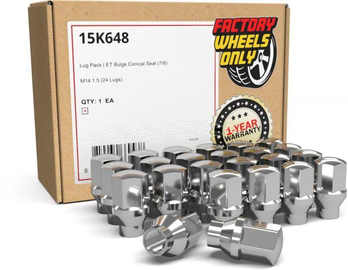 Lug Nuts 14x1.5 ET OE Style Replacement Fits Many Dodge, Ram, Jeep and GM Cars and Trucks