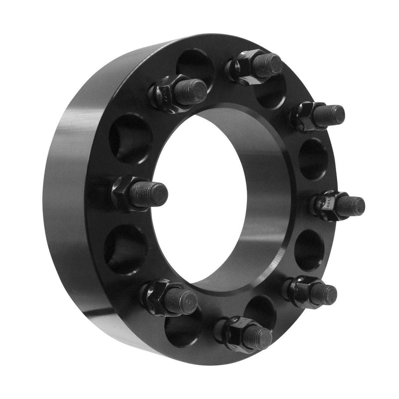 Wheel Spacers - 8x6.5 - 2.0" Thick Forged Steel 14x1.5 Studs