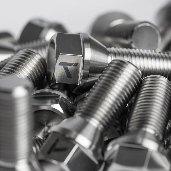 TIKORE SK28 Titanium Lug Bolts 14x1.25 Conical Stud Bolt 28mm Shank Pack of 20