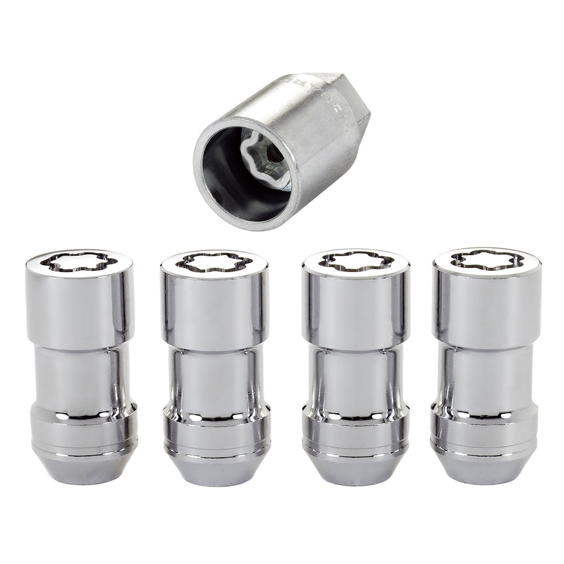 McGard Locking Lug Nuts 12x1.75 13/16" Hex Size 1.8" Tall Chrome