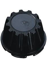 4 Center Caps Gear Style Snap In 2.52" Bore