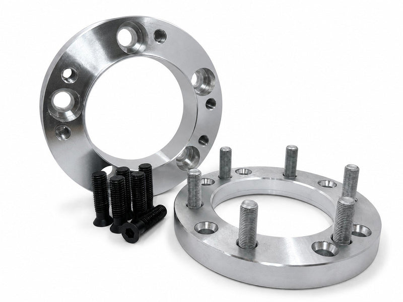 Wheel Adapters - Converts 5 Lug 5x5.5 to 6 Lug 6x5.5 - 2" Thick 14x1.5 Studs 108mm Hub