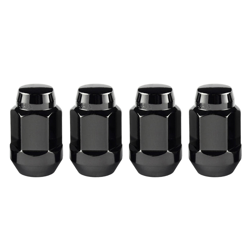 McGard No Rust Black Bulge Acorn Lug Nuts 14x1.5 Replaces OE Lugs on GM, Dodge, Jeep & Ram Vehicles