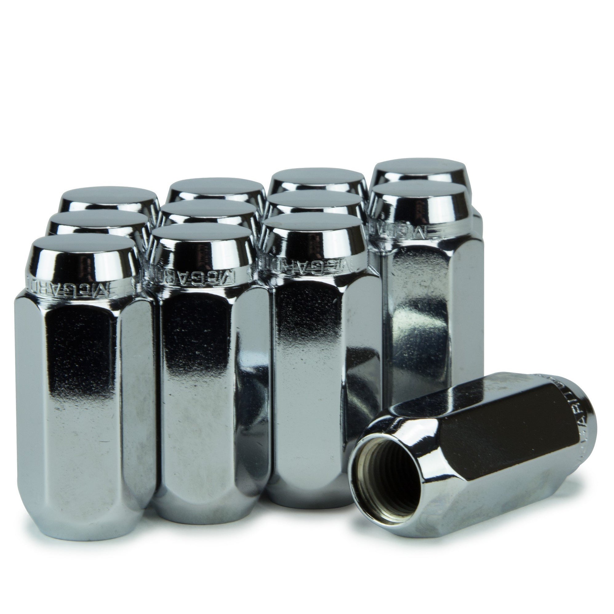 McGard 64073 – 4 Dadi Ruota M14x1.5 Cromati, Sedile Conico, Per Cerchi In Acciaio/alluminio, Chiave 22mm