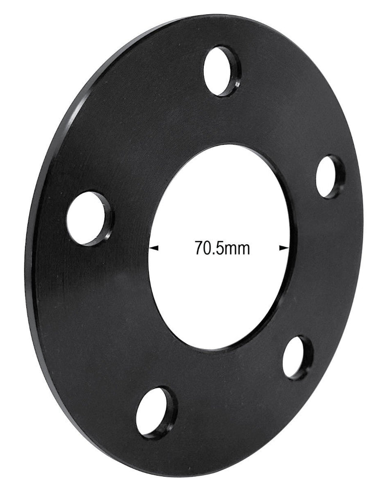 Wheel Spacers 5x114.3 5mm 70.5mm Hub Centric fits Ford Mustang