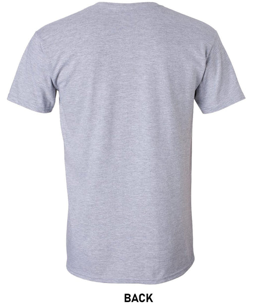 Gray t-shirt on a white background