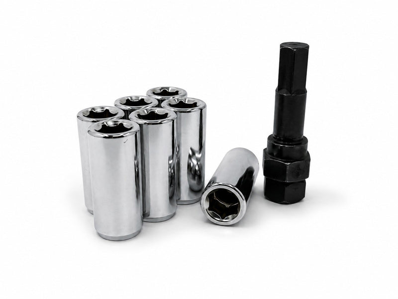 Tuner Lug Nuts Conical Seat 14x1.5 1.77" Tall Open End Socket Style