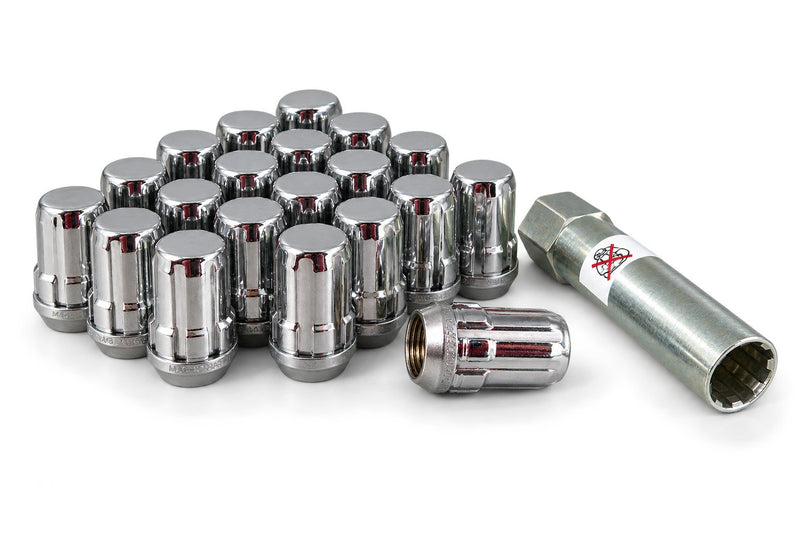 McGard Spline Drive Chrome Lug Nuts 12x1.5 1.24" Tall + Tool