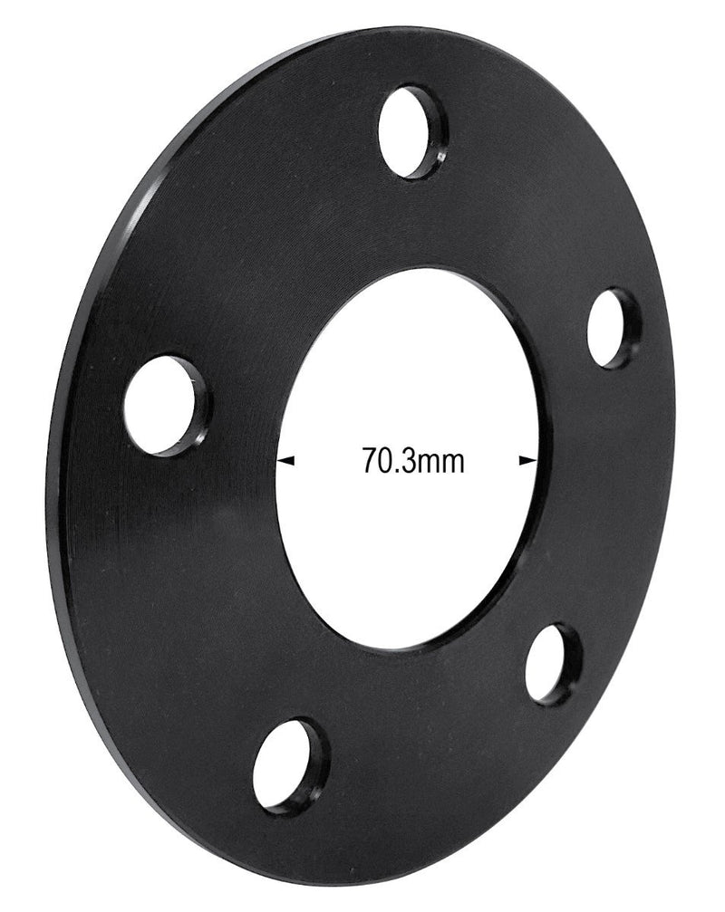 Wheel Spacers 5x120.7 5mm 70.3mm Hub Centric fits GM Cars
