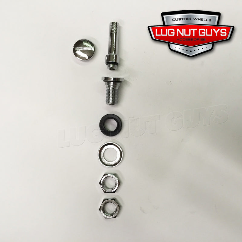 Flush Mount Valve Stems Set of 4 Bolt In
