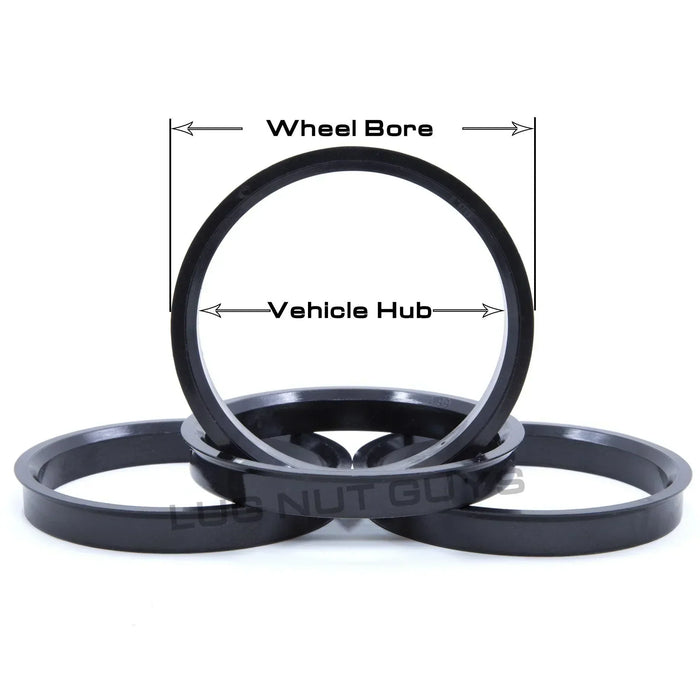 4 Hub Centric Rings 73.1mm to 57.1mm | Hubcentric Ring 73 - 57.1 Audi VW