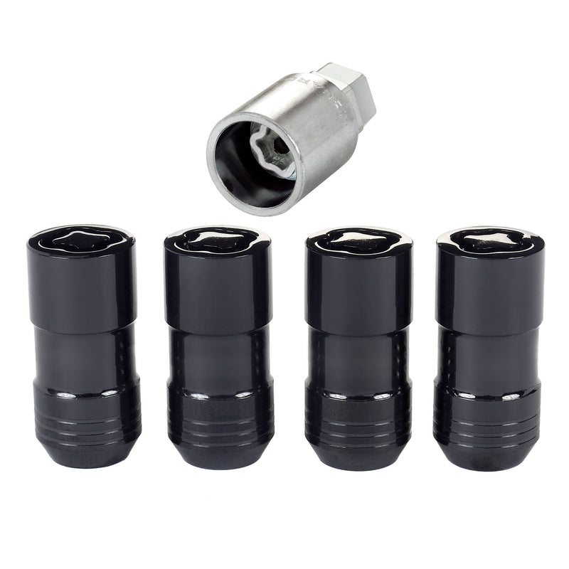 McGard Locking Lug Nuts Black 14x1.5 Dual Hex 21mm & 22mm 24220