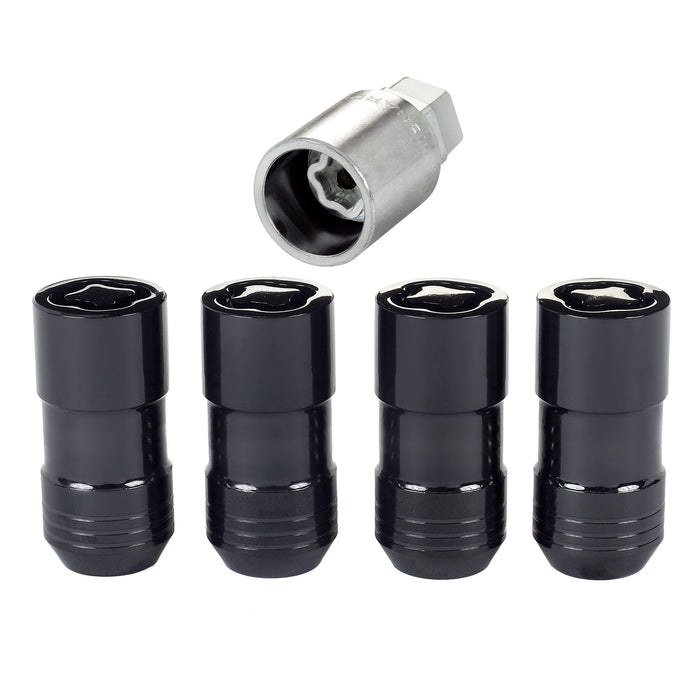 McGard Locking Lug Nuts Black 14x1.5 Dual Hex 21mm & 22mm 24220