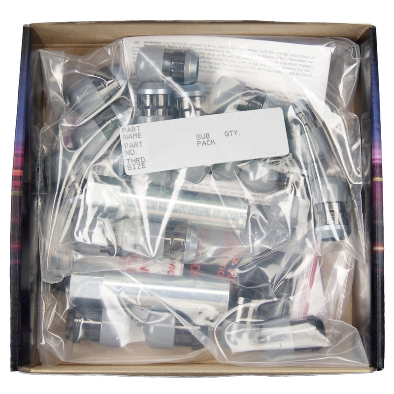 McGard Tuner Install Kit Spline Drive Lug Nuts & Wheel Locks 12x1.5 Black 65557BK