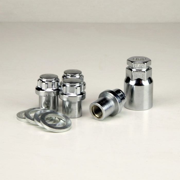 Mag Lug Wheel Lock Nuts 7/16-20 Chrome Locking Lugs