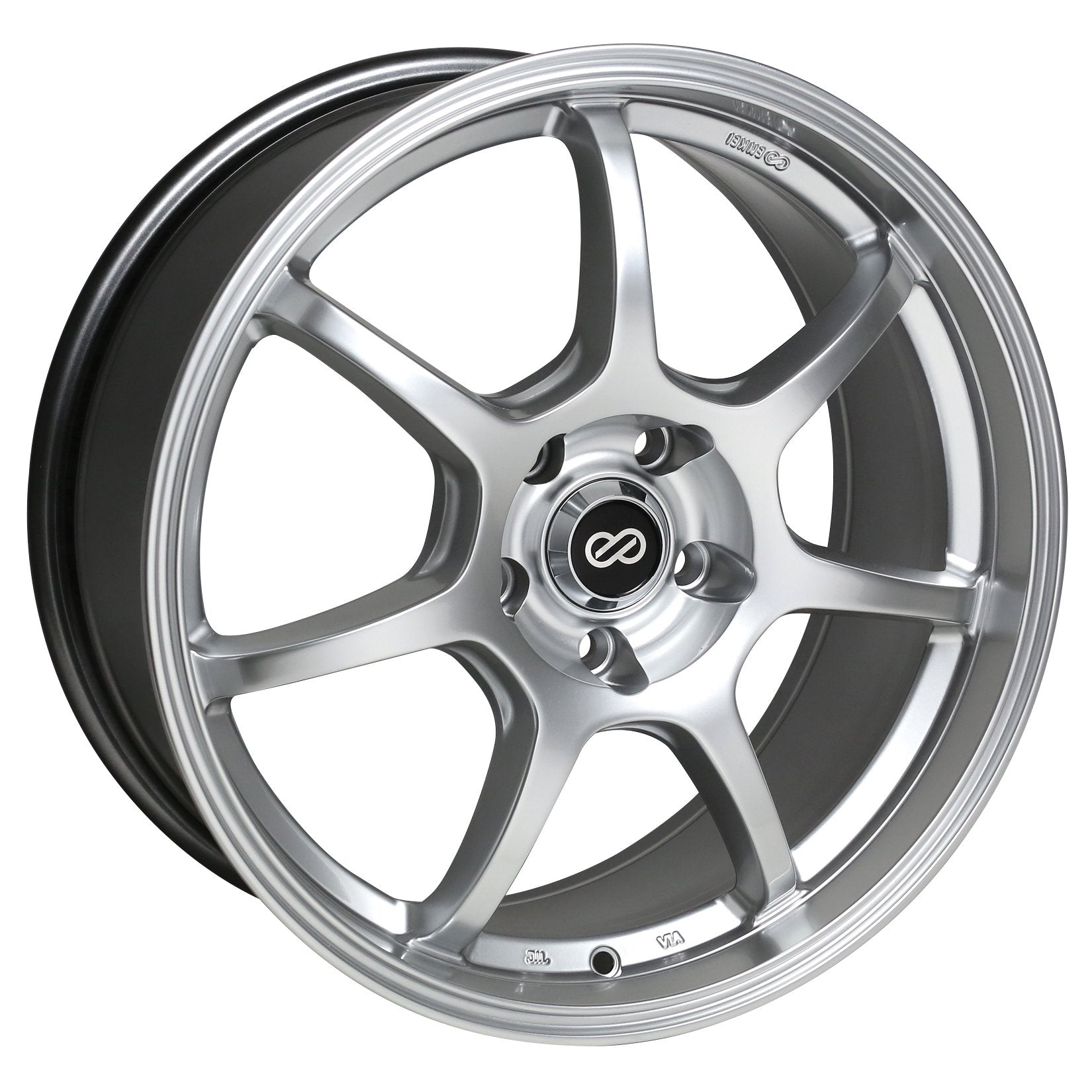 Enkei Wheel GT7 17x7.5 5x114.3 50mm Hyper Silver — Lug Nut Guys
