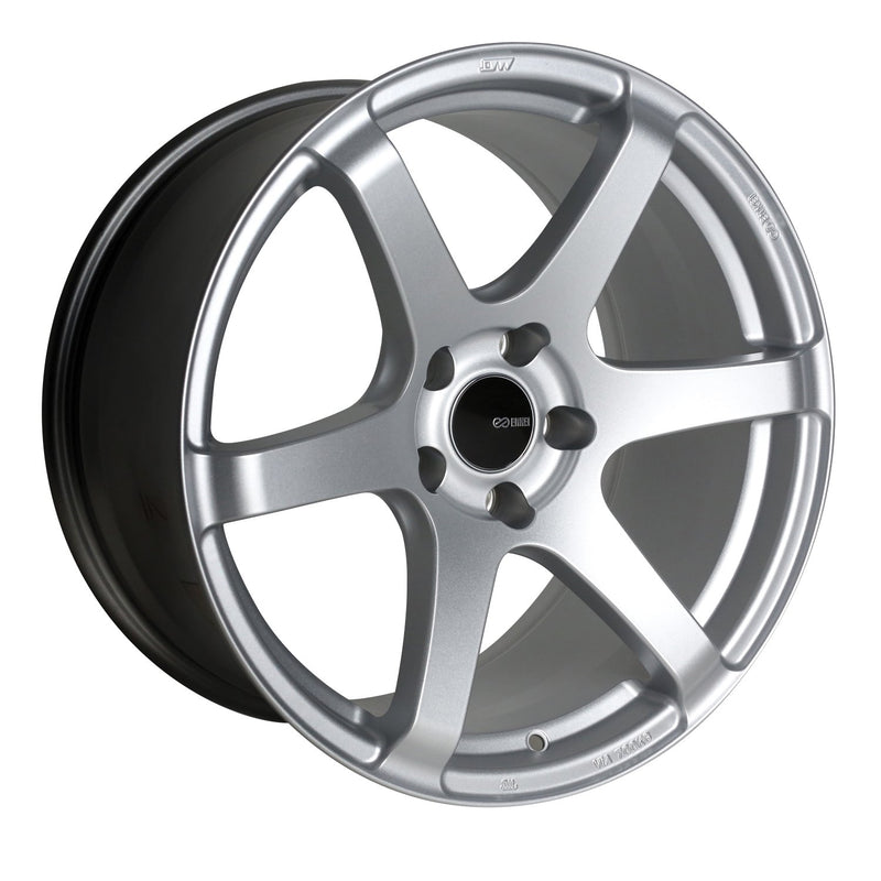 1 Enkei T6S Wheel Rim 18x8 5x100 45mm Matte Silver