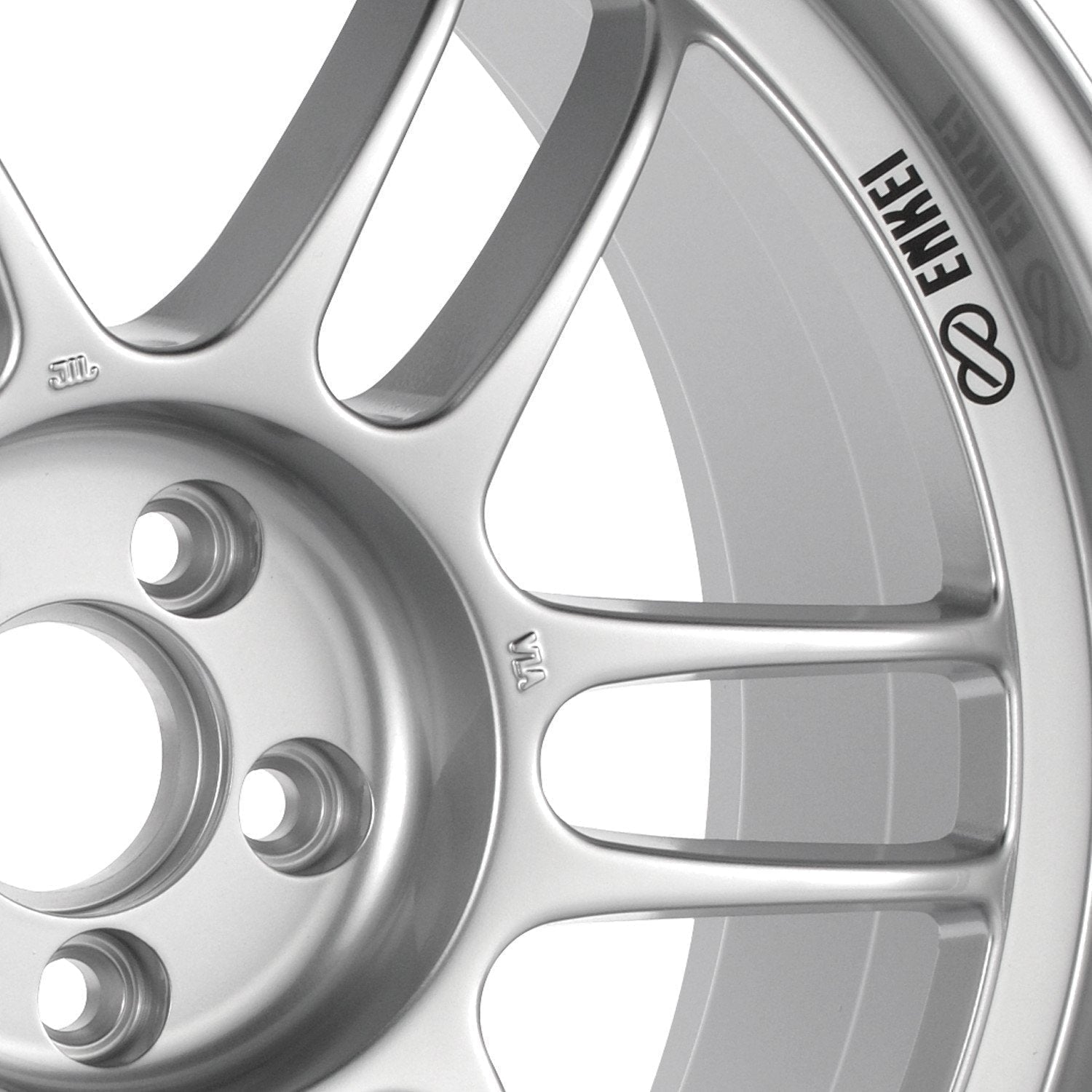 Enkei RPF1 18x8 5x114.3 35mm F1 Silver | Lug Nut Guys