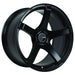 Enkei Wheel Kojin 17x9 5x100  45mm Matte Black