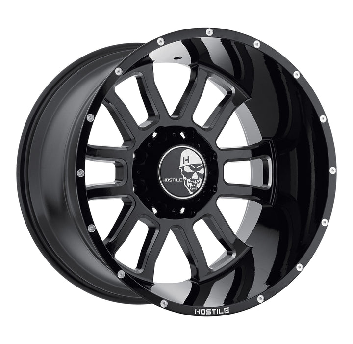 Hostile Wheel H107 Gauntlet 20x12 -44mm 8x170 Asphalt