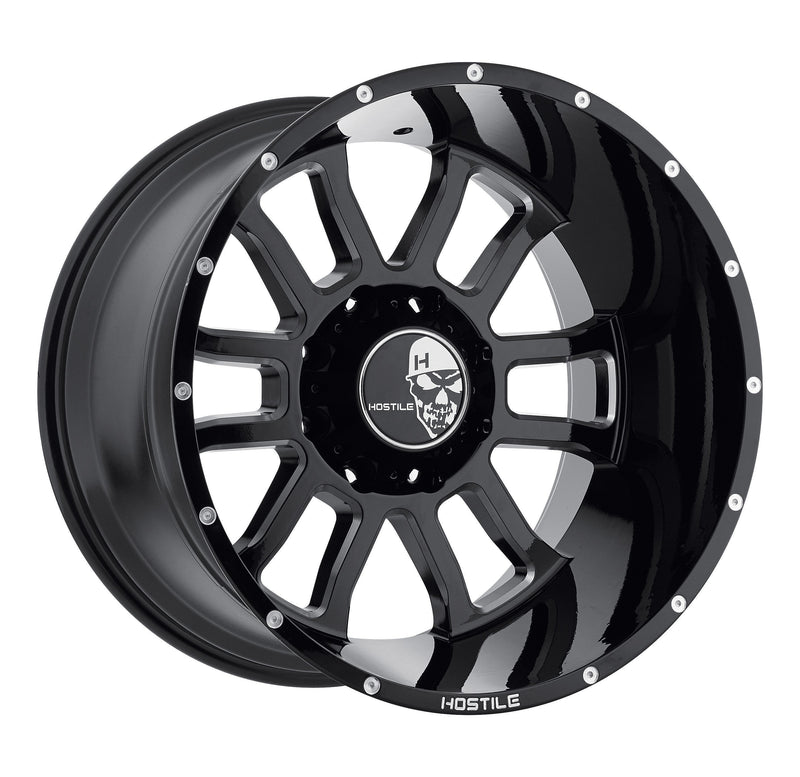 Hostile Wheel H107 Gauntlet 20x9 0mm 8x165.1 Asphalt