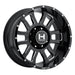 Hostile Wheel H107 Gauntlet 20x9 10mm 8x180 Blade Cut