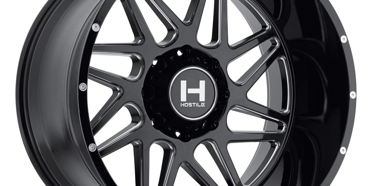 20x12 Hostile H108 Sprocket 8x180 -44mm Blade Cut Wheel — Lug Nut Guys