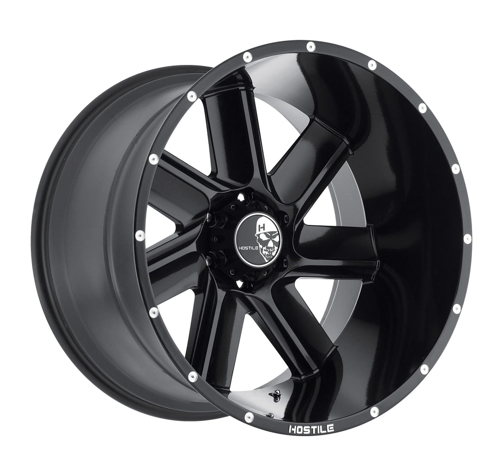 22x12 Hostile H108 Sprocket 6x135 -44mm Asphalt Black Wheel — Lug 22x12 Hostile H108 Sprocket 6x135 -44mm Asphalt Black Wheel — Lug