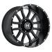 Hostile Wheel H107 Gauntlet 20x10 -19mm 6x135 Asphalt