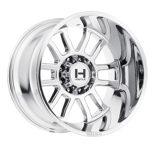 Hostile Wheel H107 Gauntlet 20x10 -19mm 8x165.1 Chrome