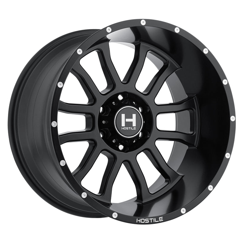 Hostile Wheel H107 Gauntlet 20x9 0mm 6x139.7 Asphalt