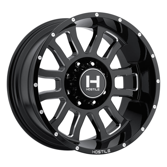 Hostile Wheel H107 Gauntlet 20x9 0mm 8x170 Blade Cut