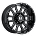 Hostile Wheel H107 Gauntlet 20x9 0mm 8x180 Blade Cut