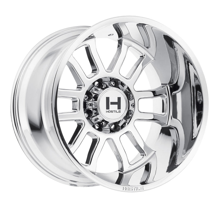 Hostile Wheel H107 Gauntlet 22x10 -25mm 8x170 Chrome