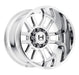 Hostile Wheel H107 Gauntlet 22x14 -76mm 8x180 Chrome