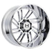 Hostile Wheel H110 Stryker 24x14 -76mm 8x180 Chrome