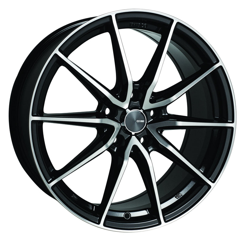 Enkei Wheel DRACO 18x8 5x114.3  45mm Black/Machined