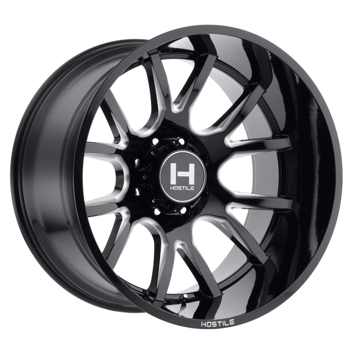 Hostile Wheel H113 Rage 20x9 0mm 8x165.1 Blade Cut