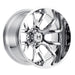 Hostile Wheel H113 Rage 22x10 -25mm 5x127 Chrome