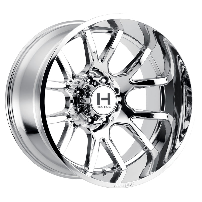 Hostile Wheel H113 Rage 22x14 -76mm 8x165.1 Chrome