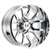 Hostile Wheel H113 Rage 22x14 -76mm 8x180 Chrome