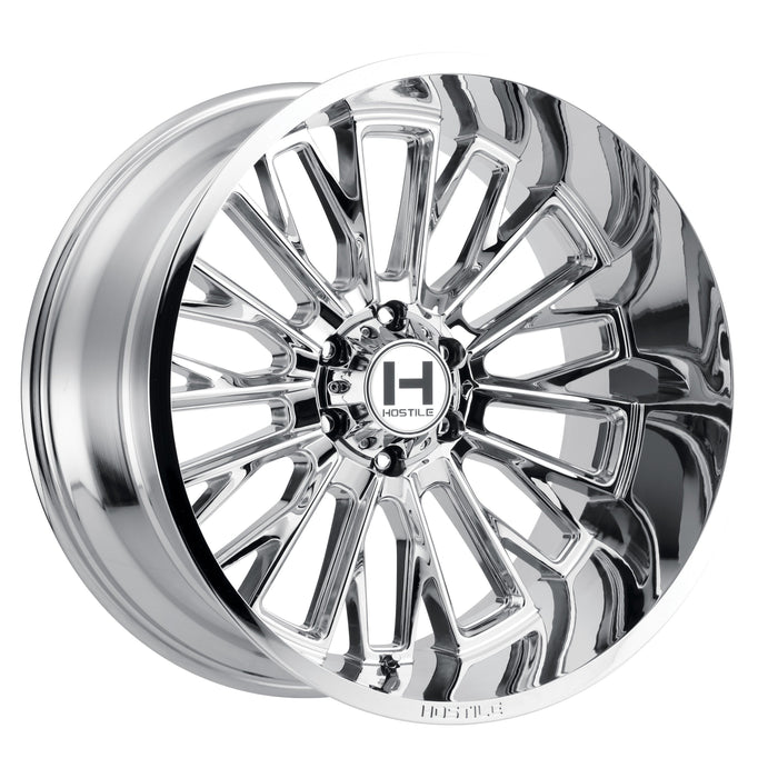 Hostile Wheel H114 Fury 22x12 -44mm 6x139.7 Chrome