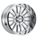 Hostile Wheel H115 Predator 20x10 -19mm 5x127 Chrome