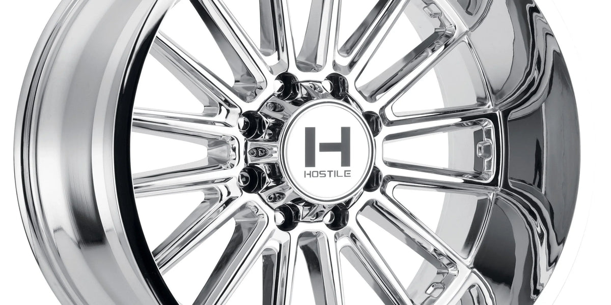 20x12 Hostile H115 Predator 8x170 -44mm Chrome Wheel — Lug Nut Guys