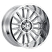 Hostile Wheel H115 Predator 20x9 0mm 6x139.7 Chrome