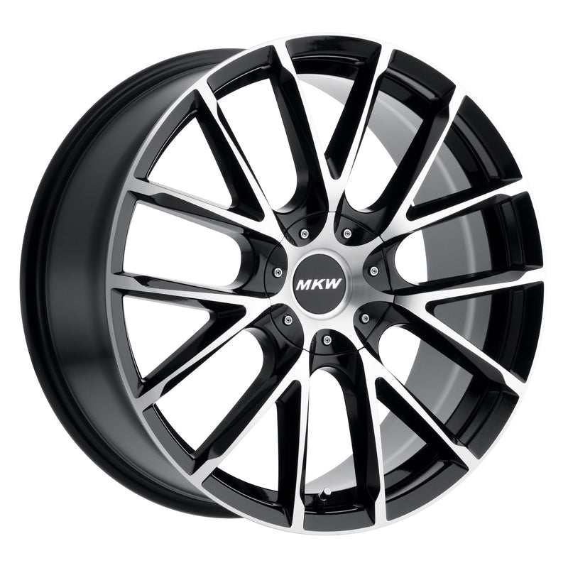 MKW Wheel M123 18x8  5x112 & 5x114.3 40mm Gloss Black